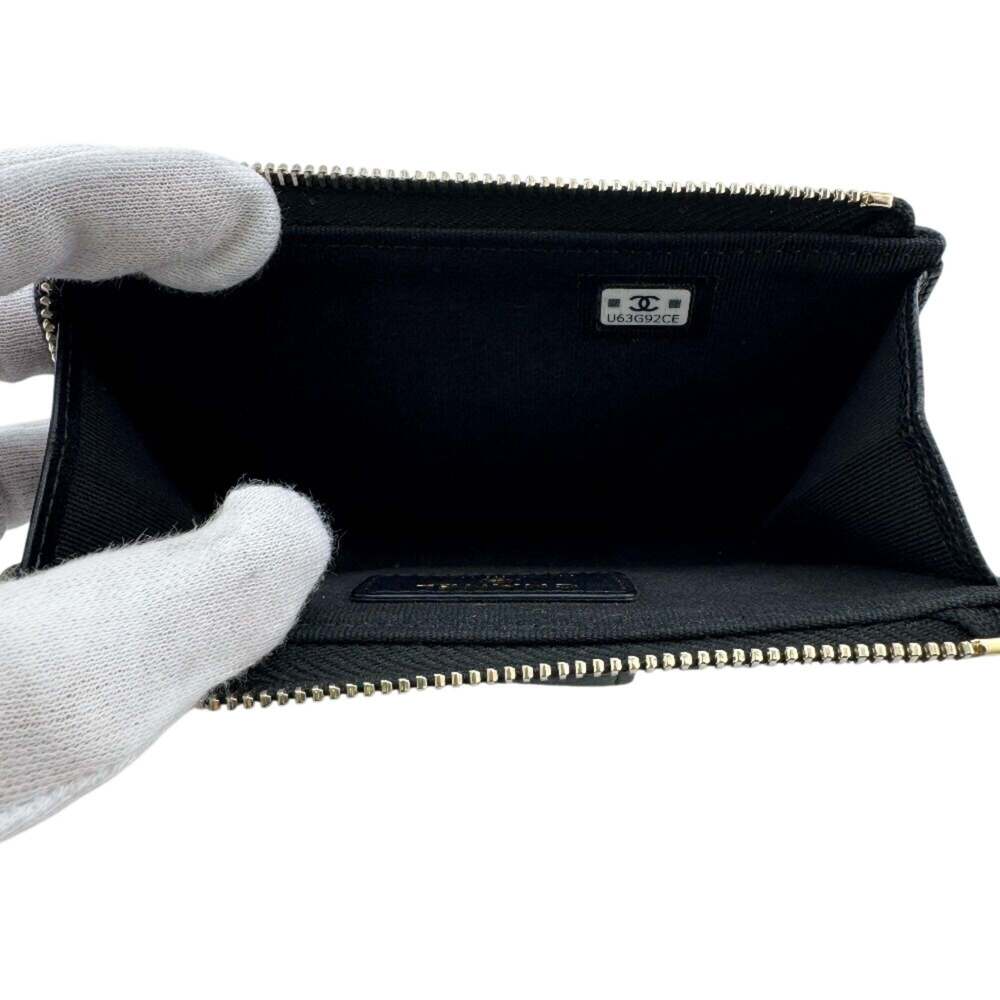 CHANEL Authentic Black Caviar Leather Wallet - Picture 7 of 11